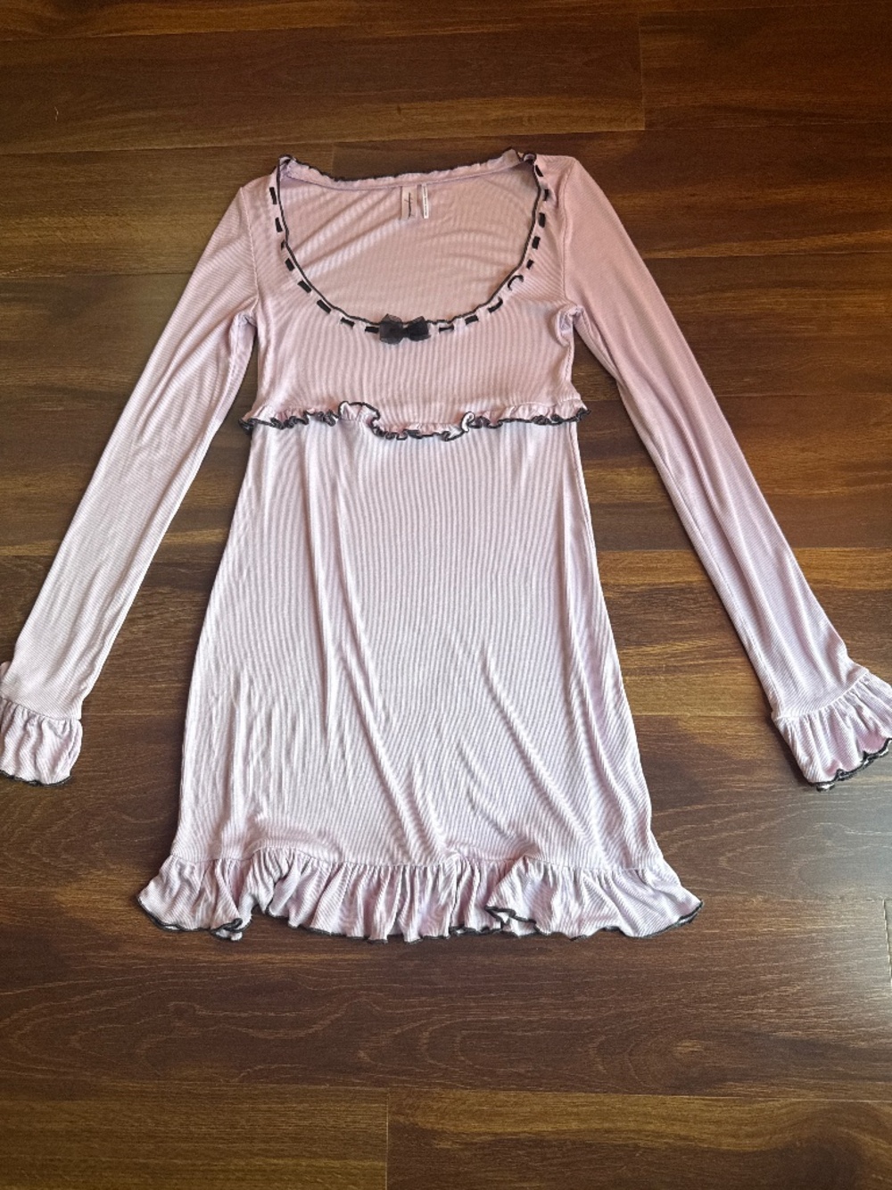 OUT FROM UNDER Sleepwear Long Sleeve Dress Size Medium